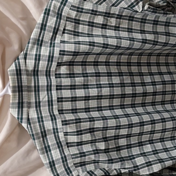 Banana Republic Green and White Plaid Button Down Shirt Size Small - Picture 6 of 13